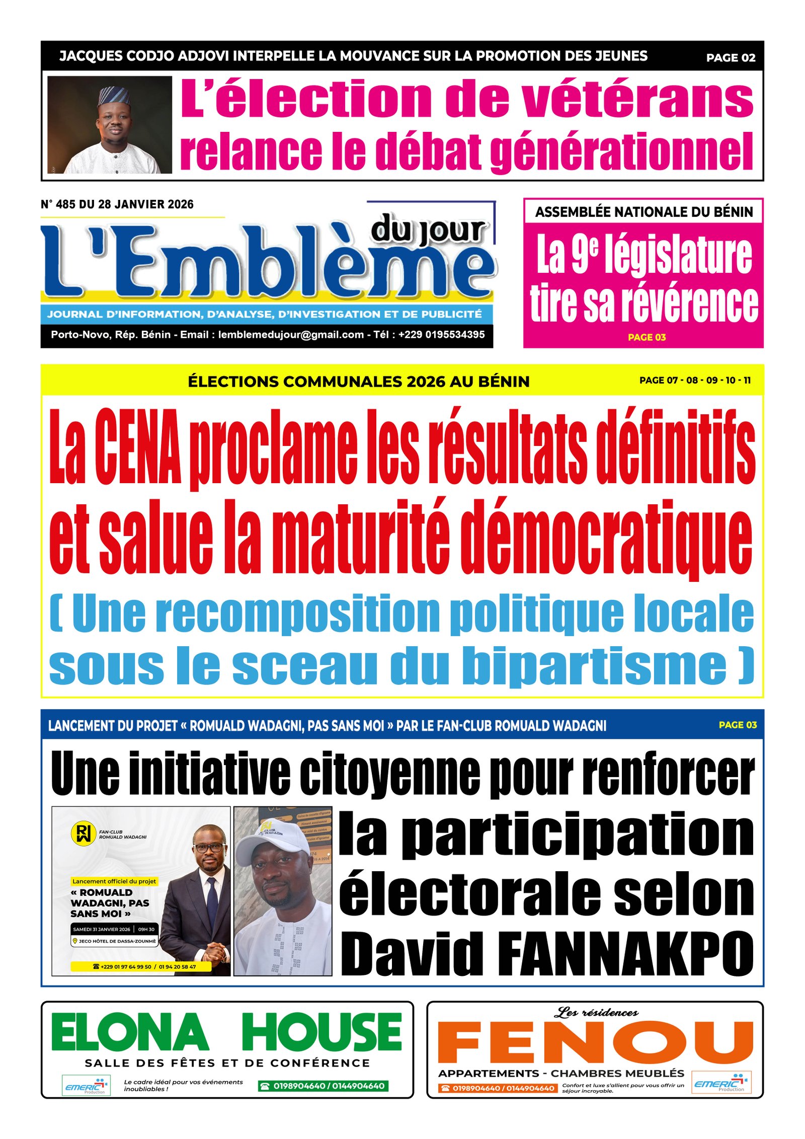 Parution du 28/01/2026