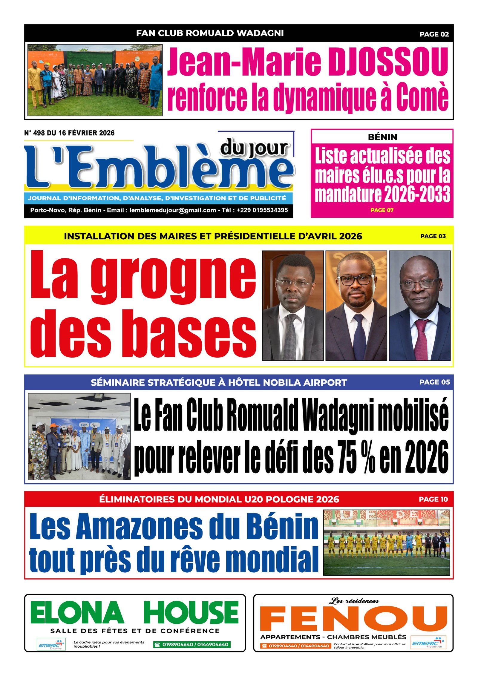 Parution du 16/02/2026