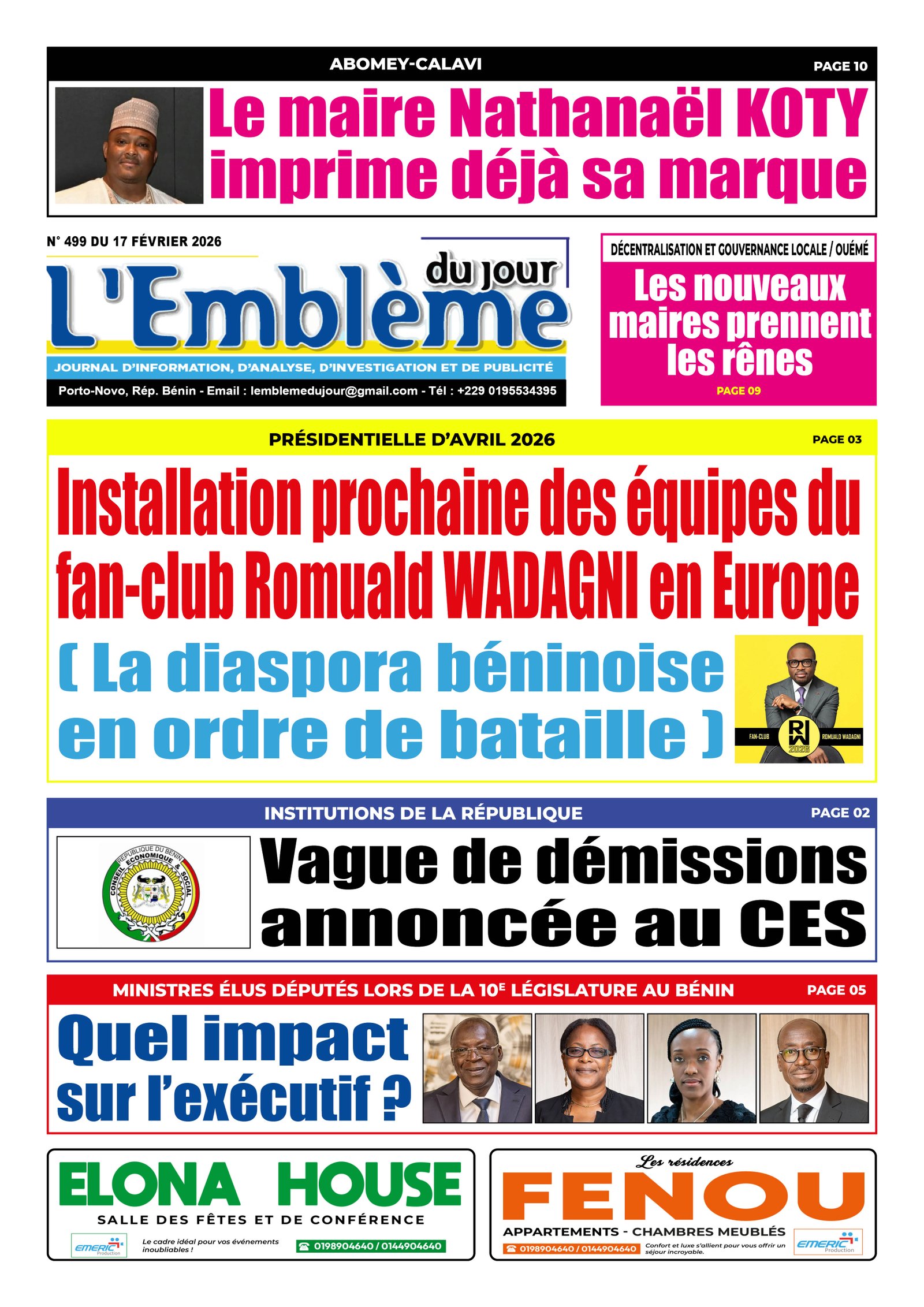 Parution du 17/02/2026