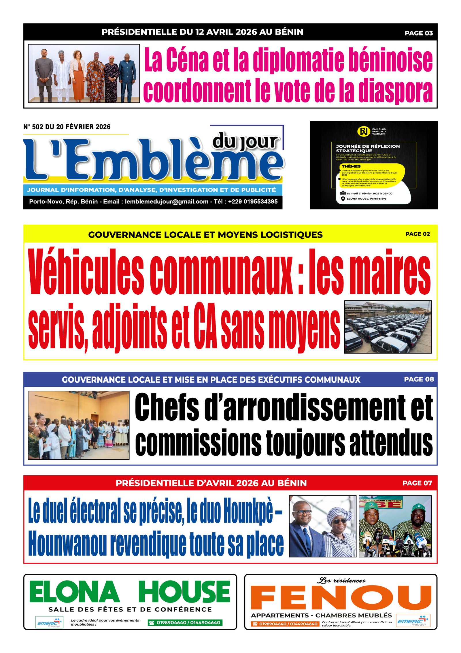 Parution du 20/02/2026