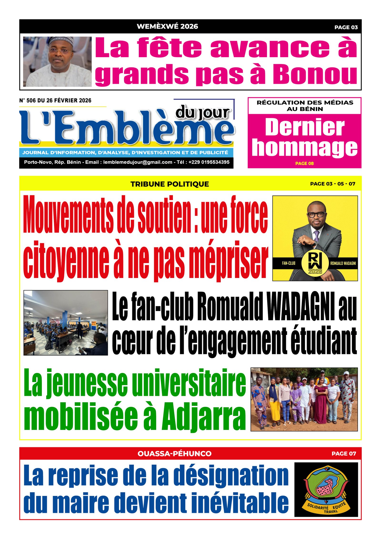 Parution du 26/02/2026