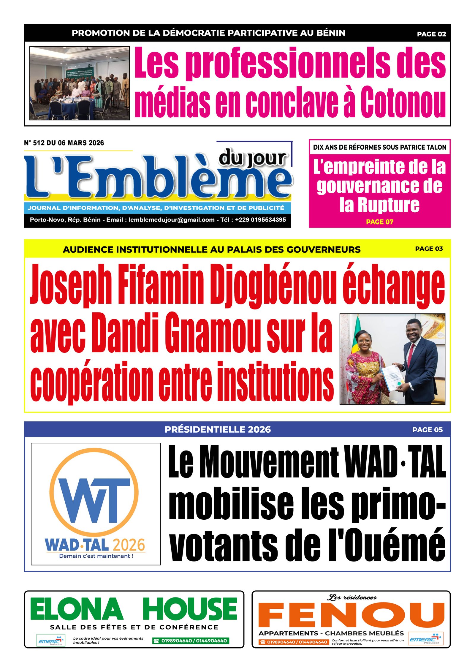 Parution du 06/03/2026