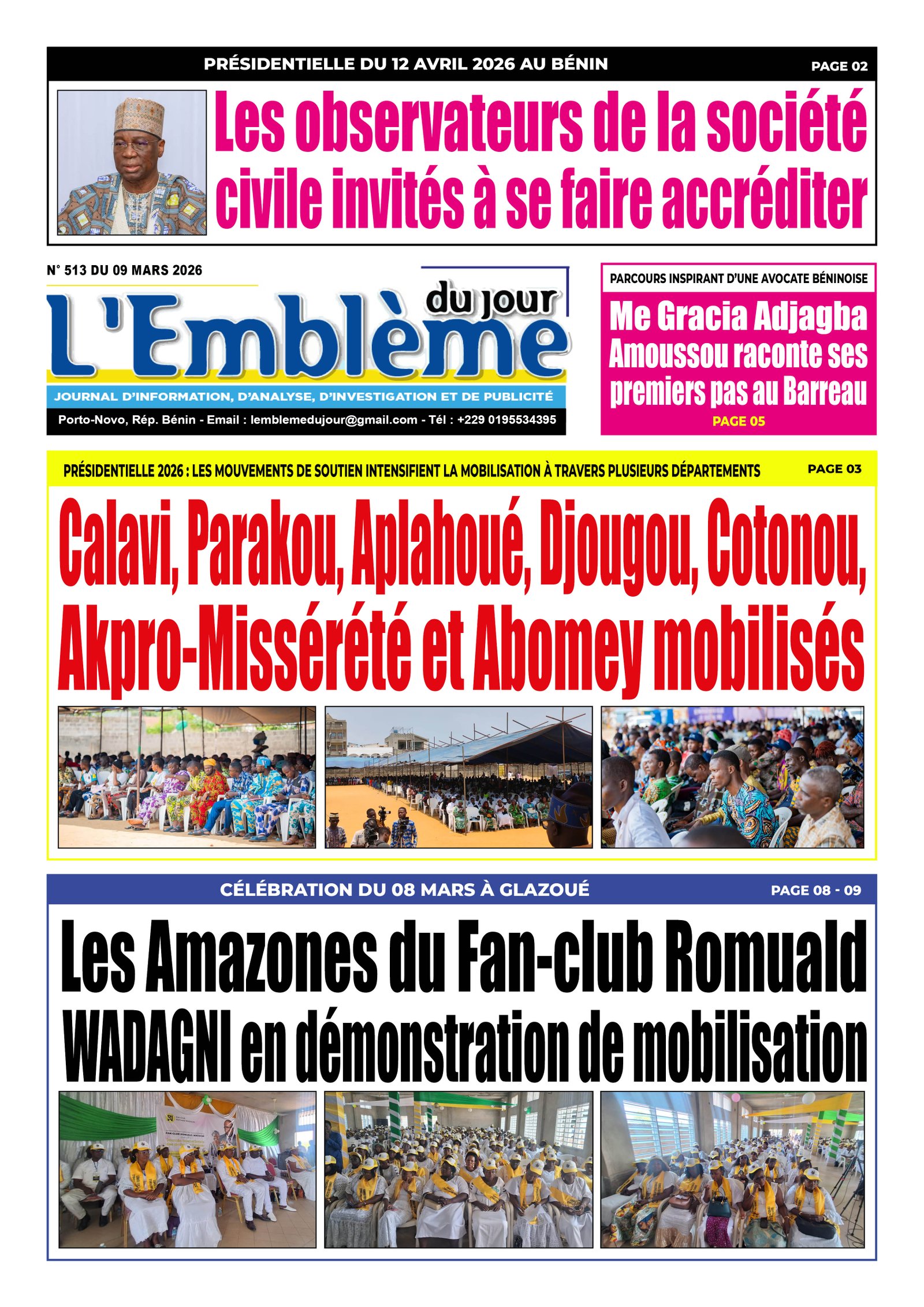 Parution du 09/03/2026