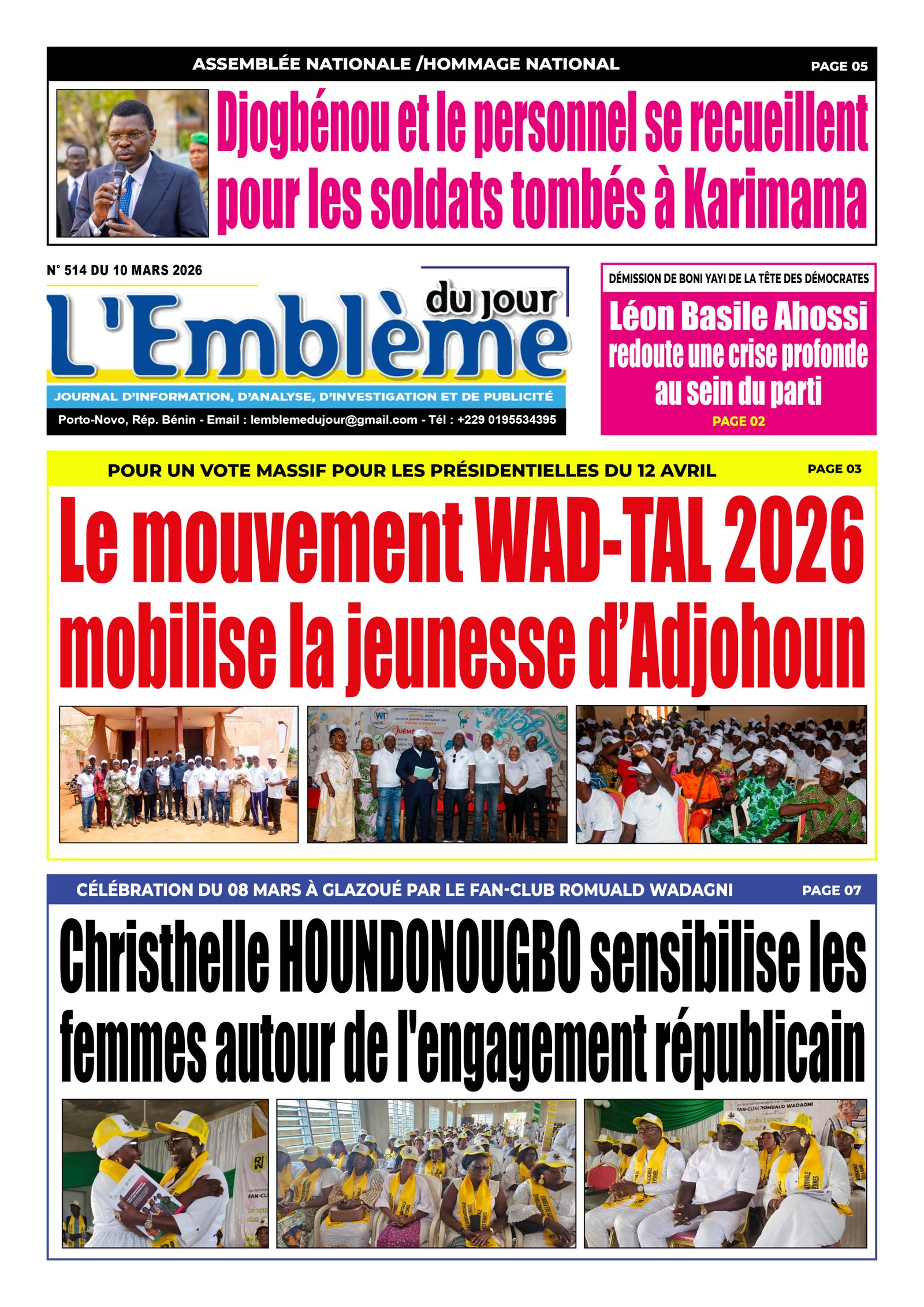 Parution du 10/03/2026