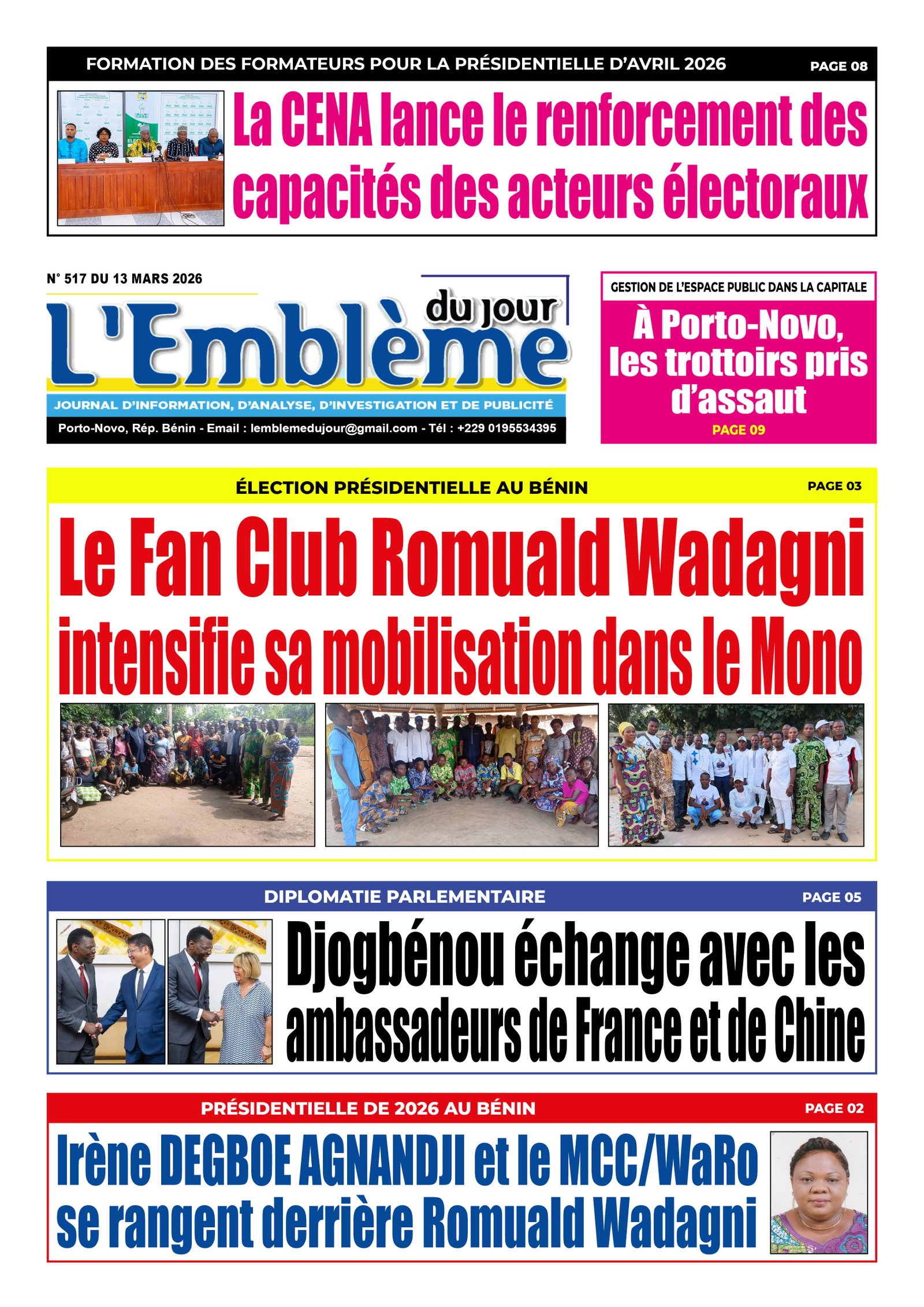 Parution du 13/03/2026