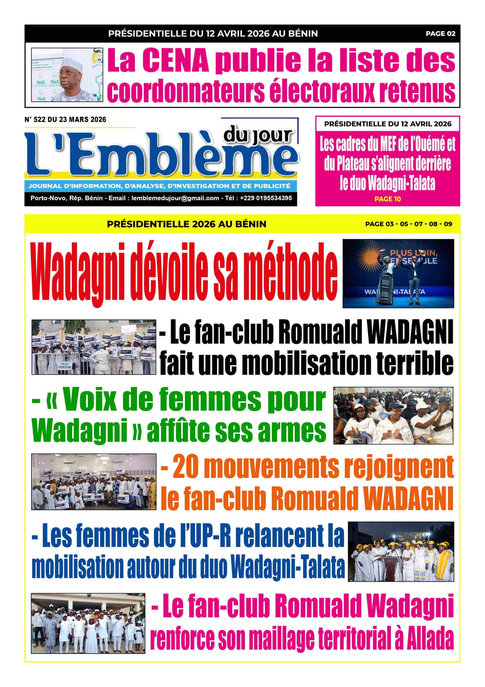 Parution du 23/03/2026