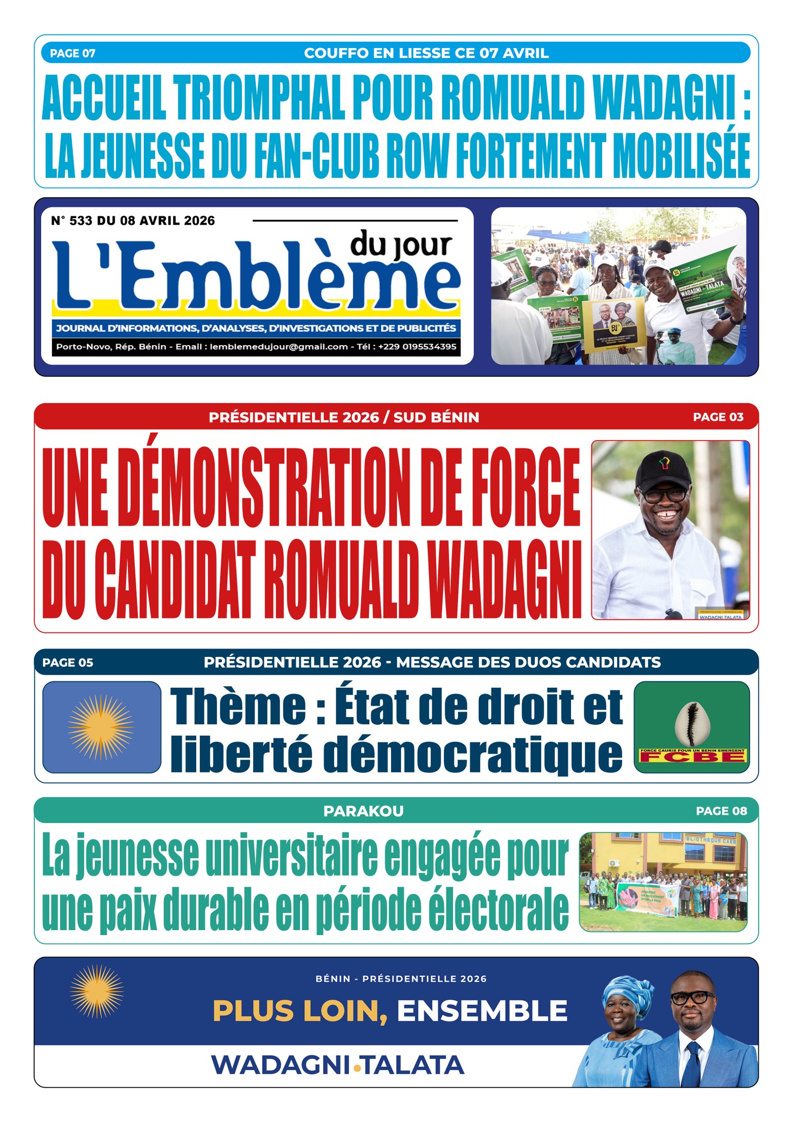 Parution du 08/04/2026