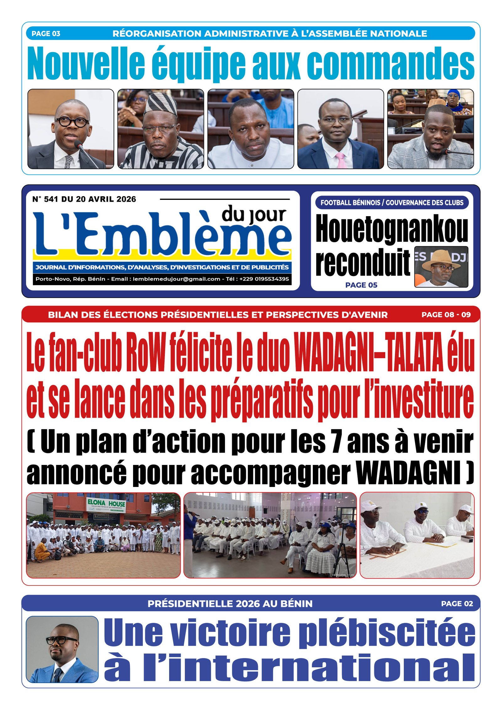 Parution du 20/04/2026
