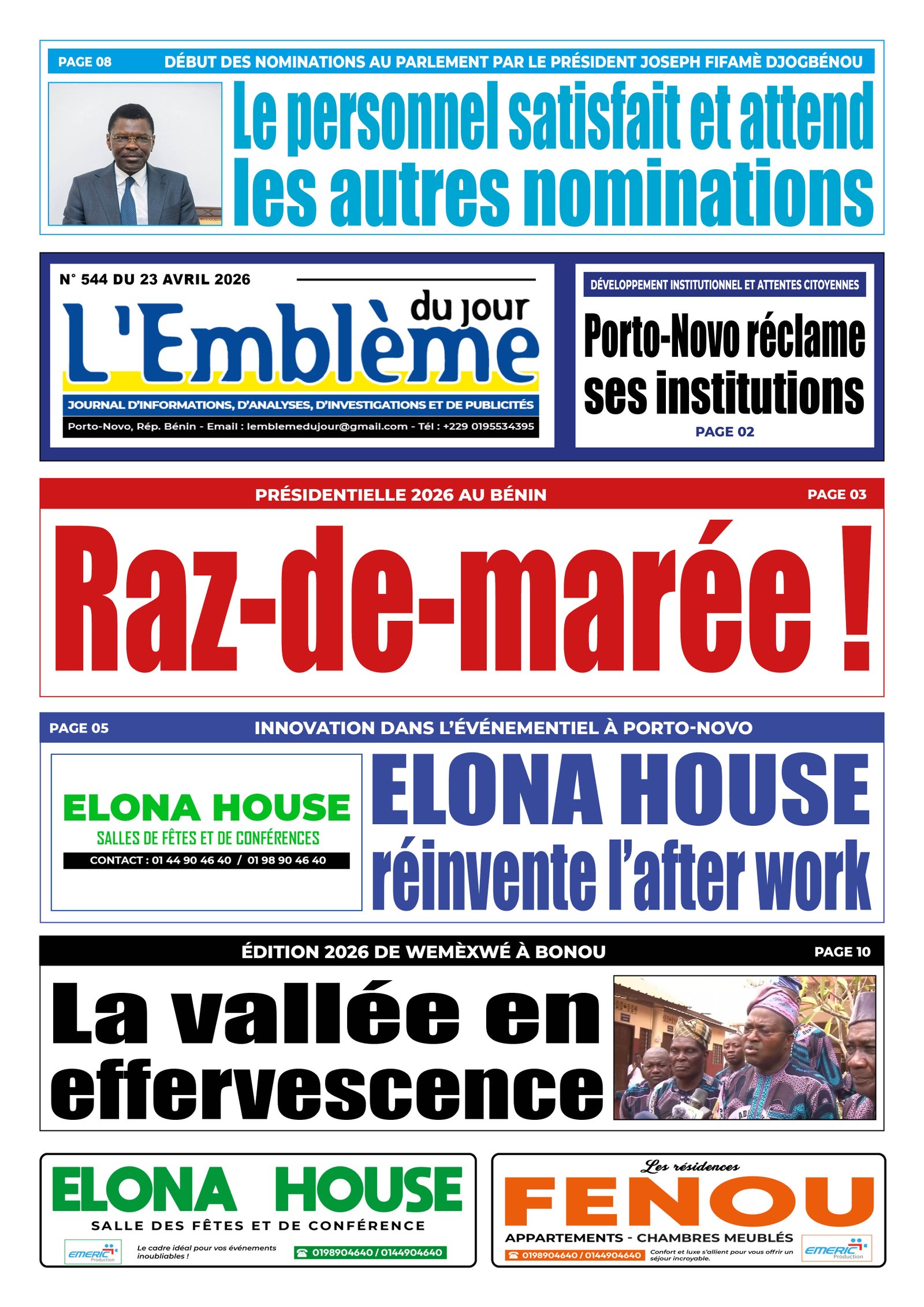 Parution du 23/04/2026