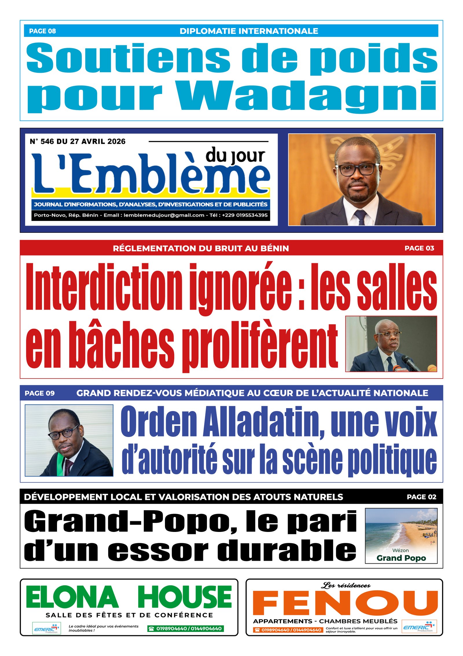 Parution du 27/04/2026