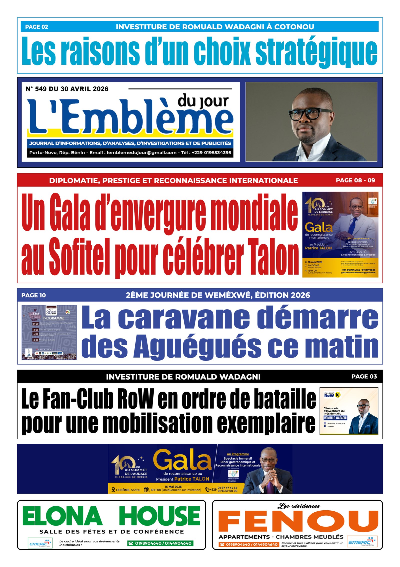 Parution du 30/04/2026