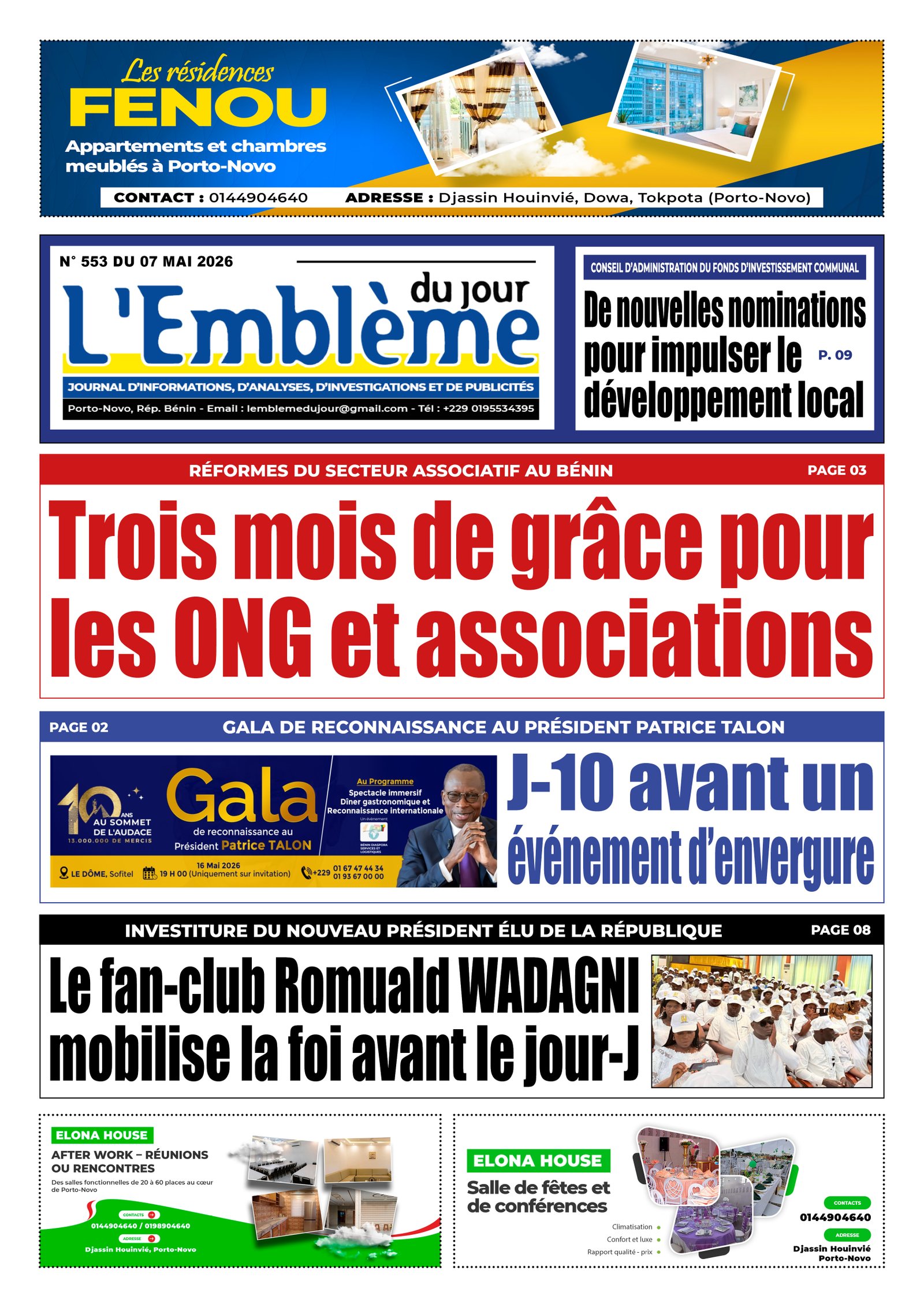 Parution du 07/05/2026