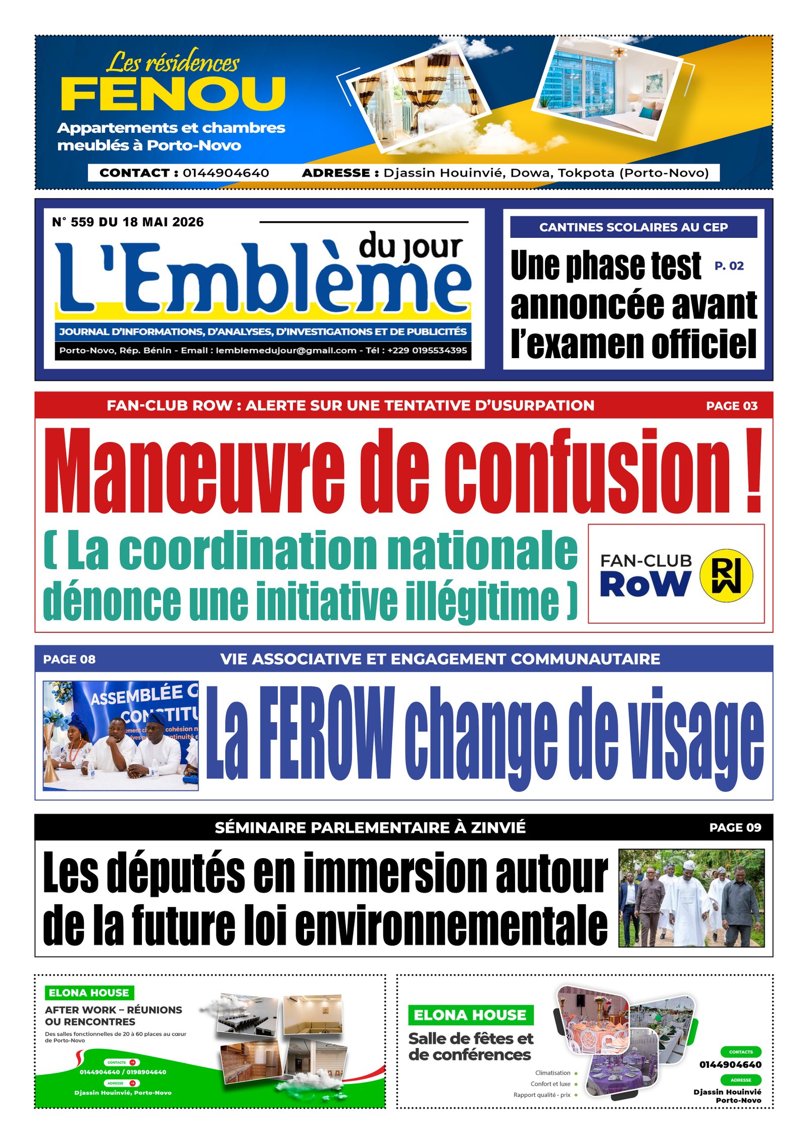 Parution du 18/05/2026