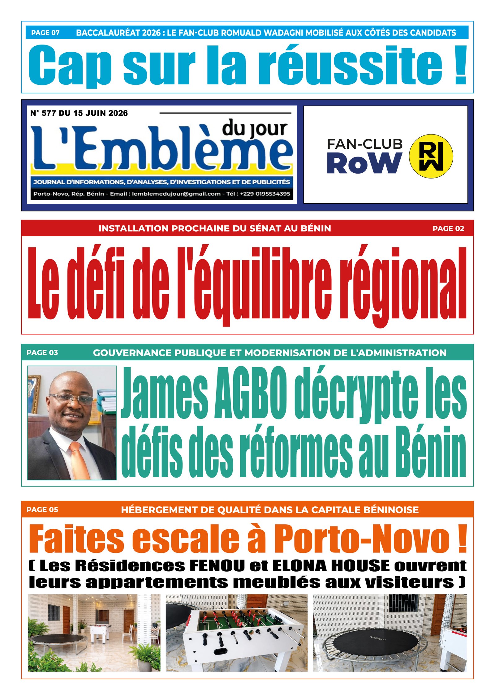 Parution du 15/06/2026