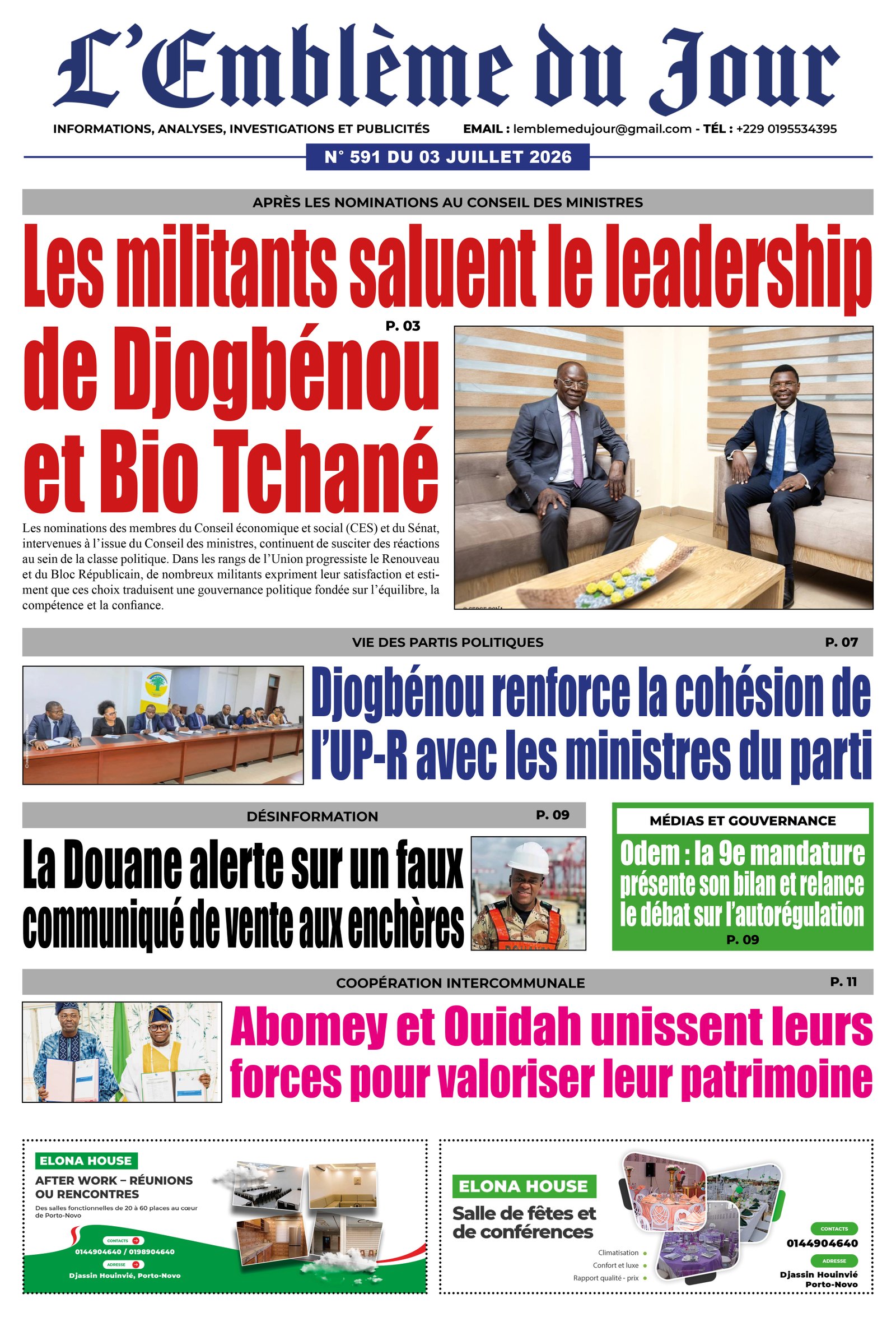 Parution du 03/07/2026