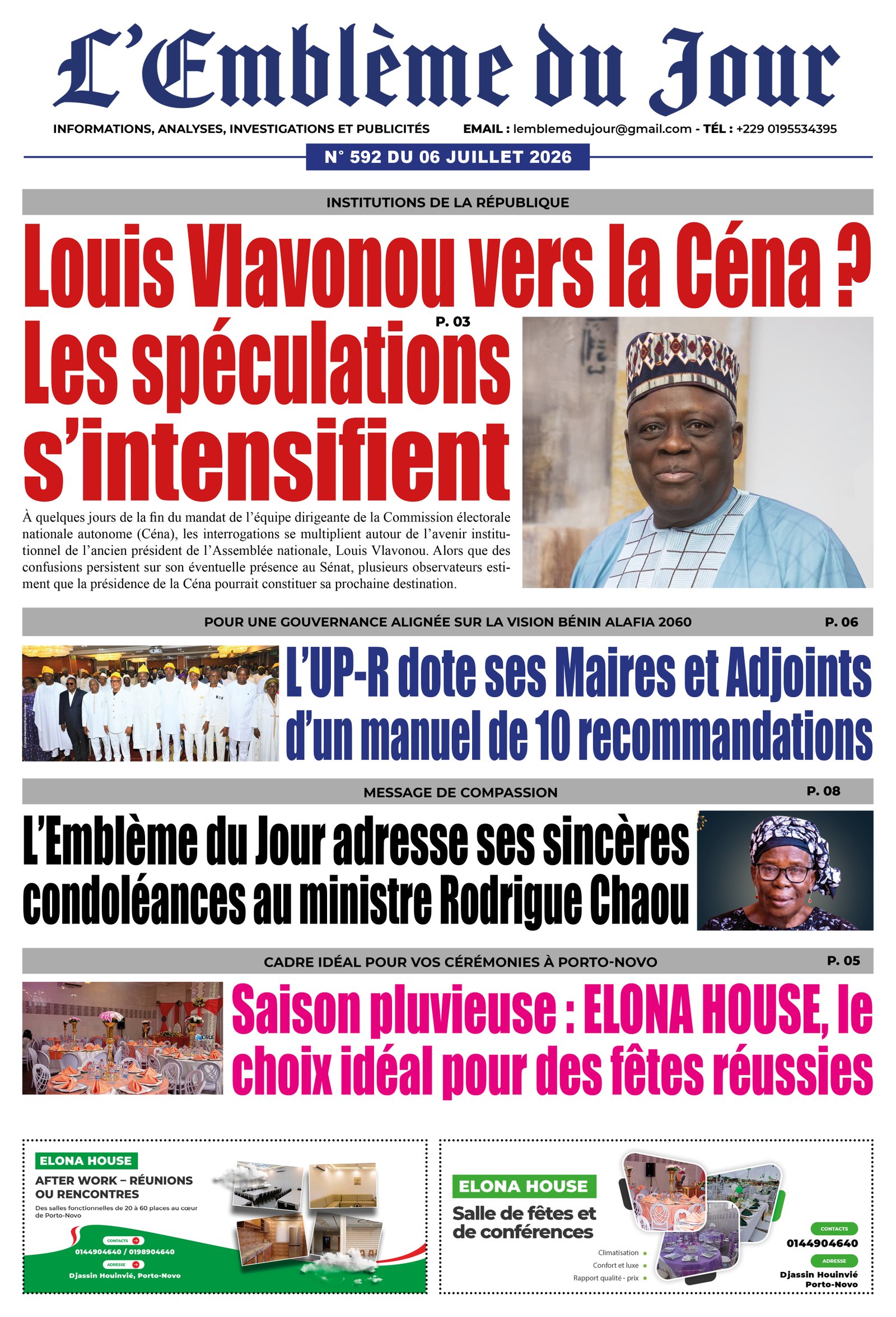 Parution du 06/07/2026