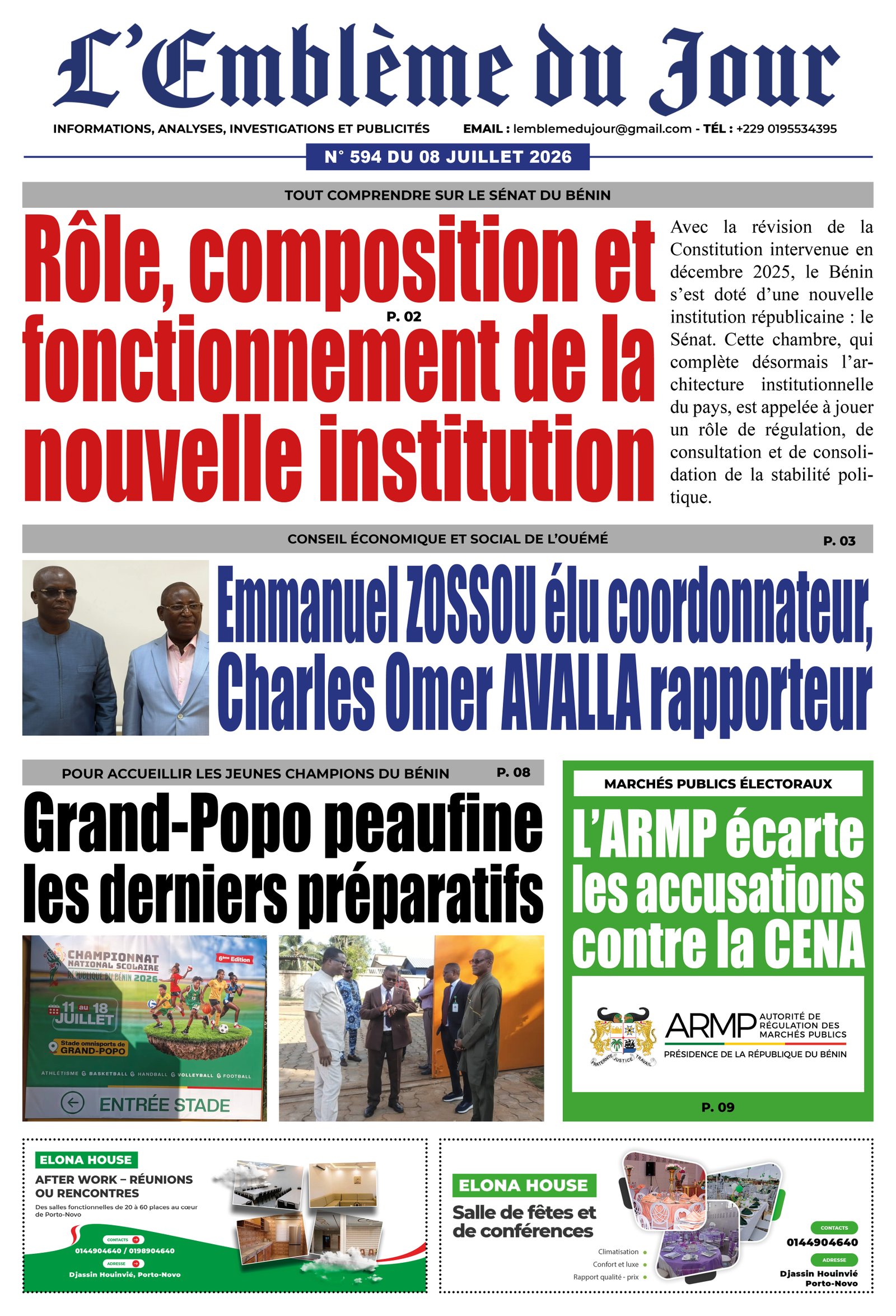 Parution du 08/07/2026