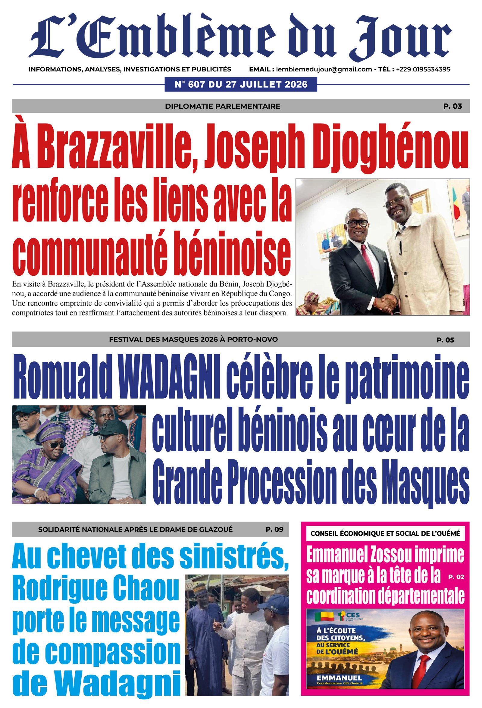 Parution du 27/07/2026