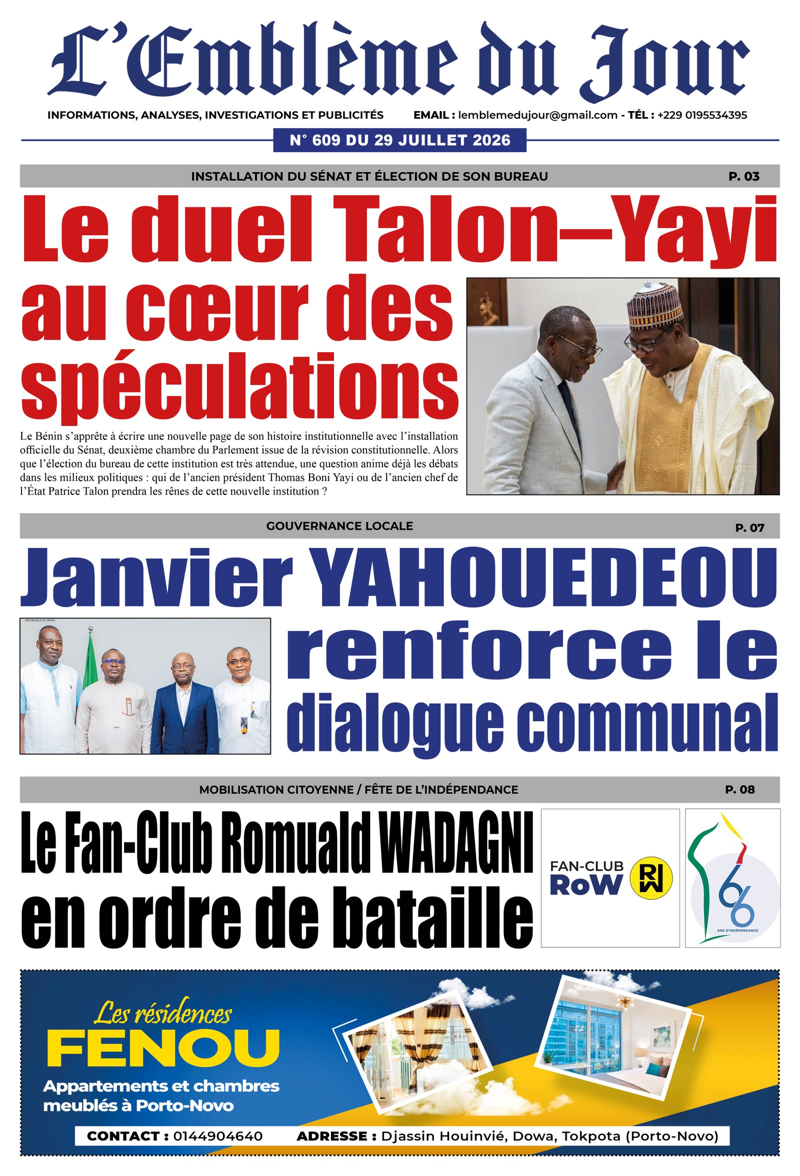 Parution du 29/07/2026