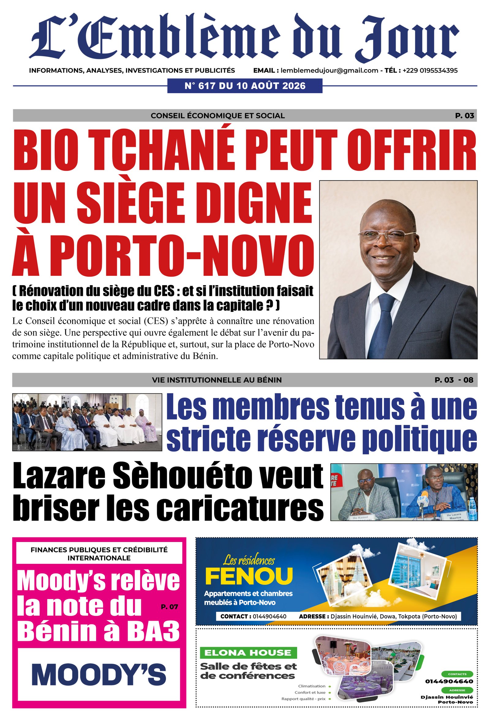 Parution du 10/08/2026