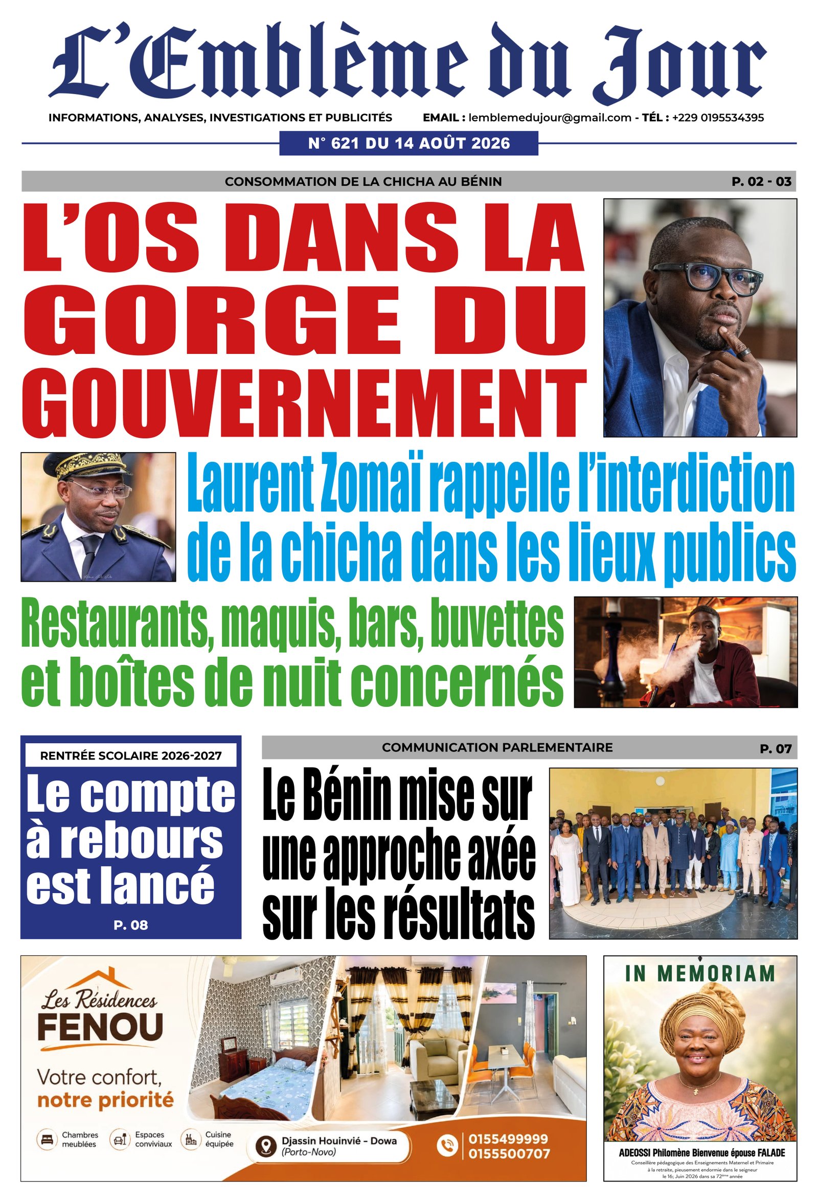 Parution du 14/08/2026