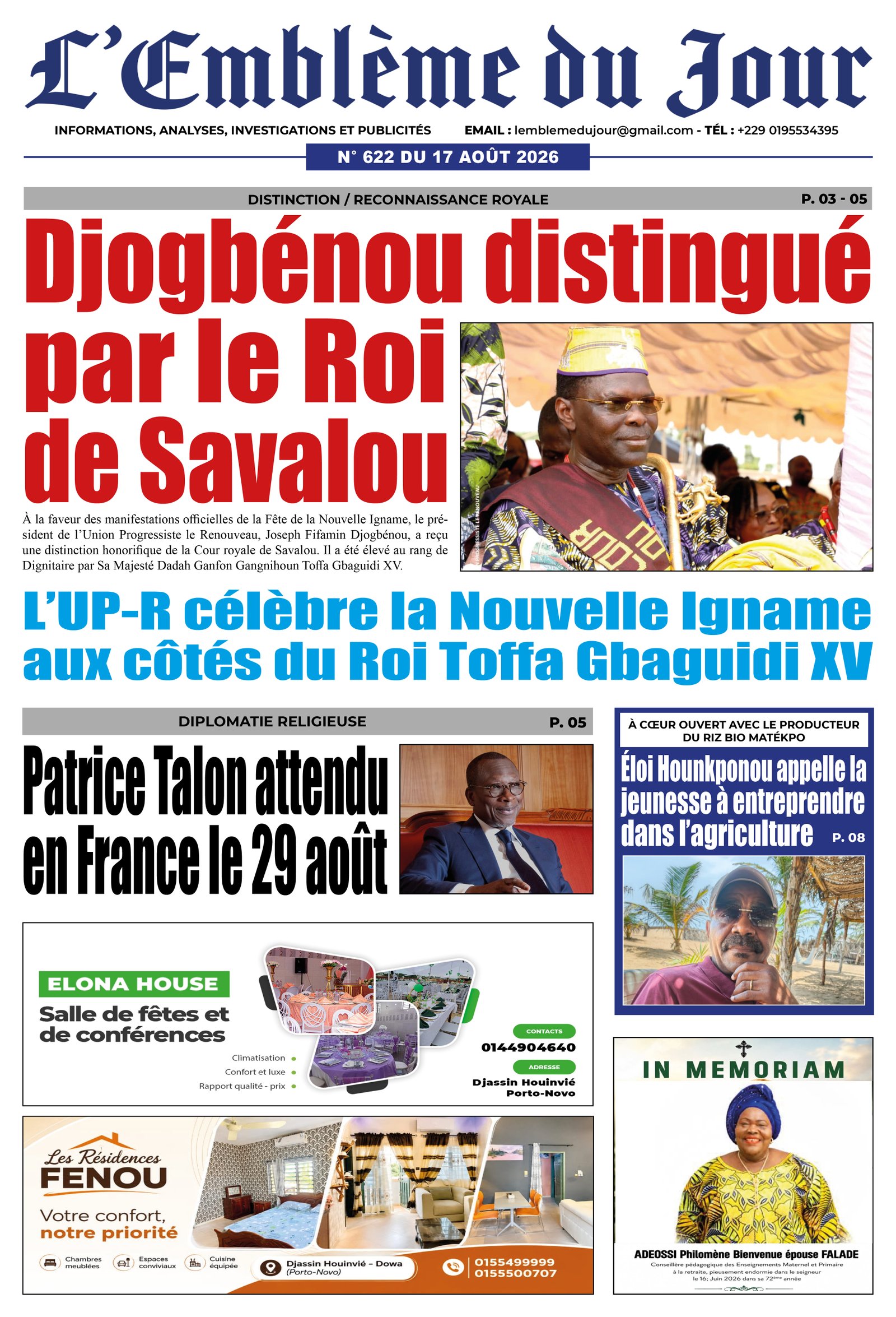 Parution du 17/08/2026