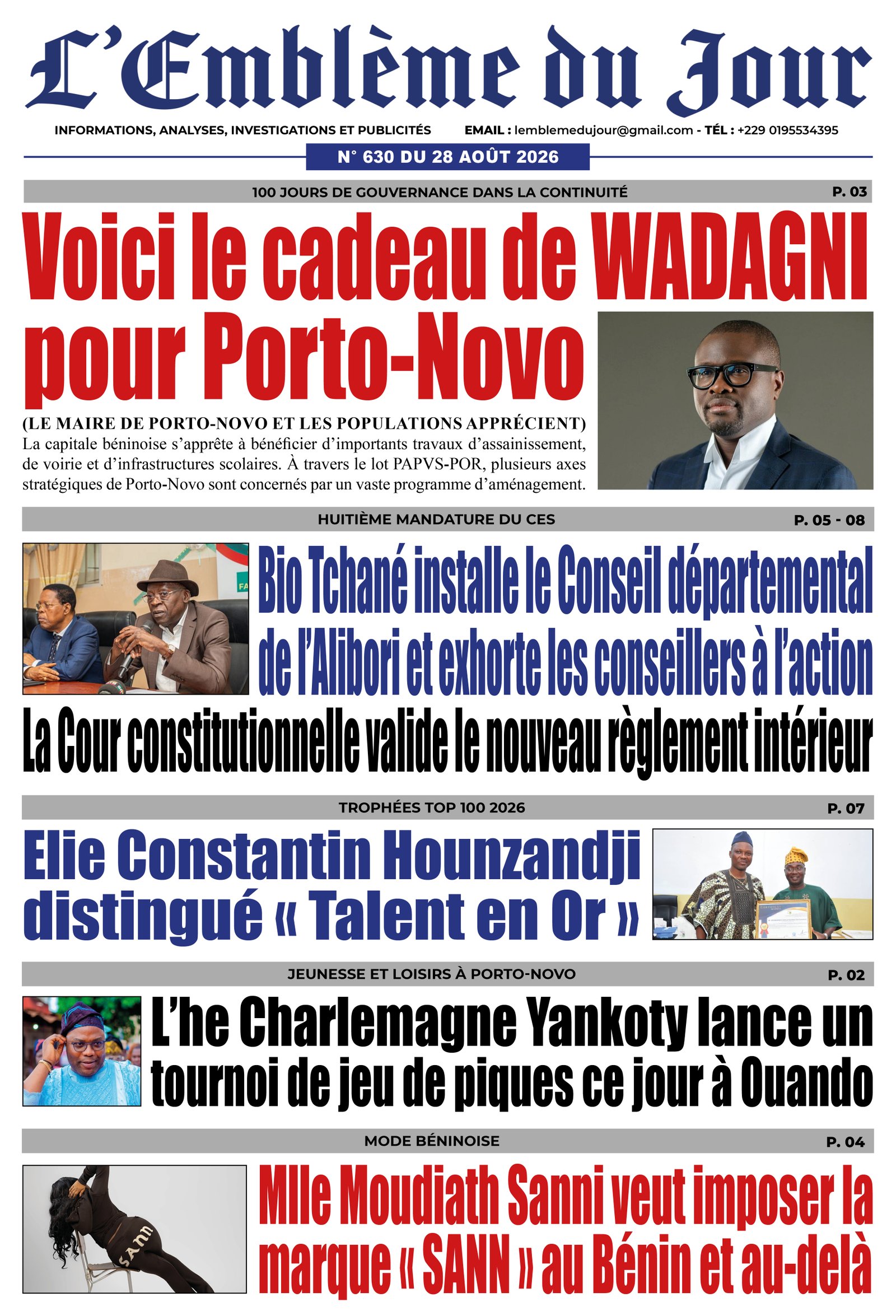Parution du 28/08/2026